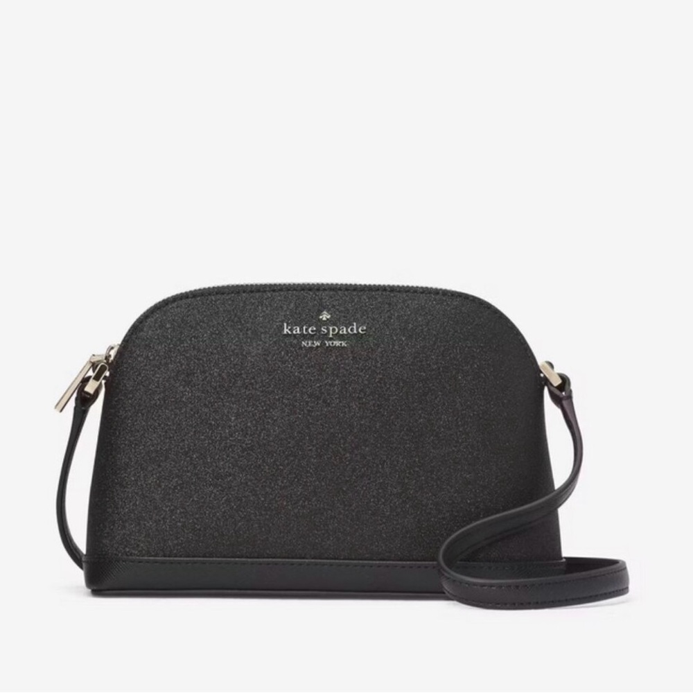 Kate Spade Glittery Black Crossbody Bag